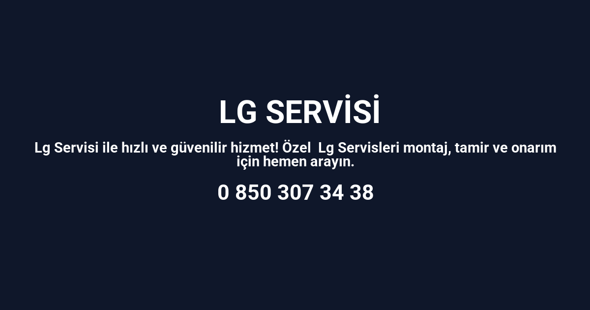 Asarcık Lg Servisi